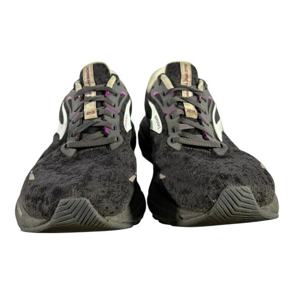 Brooks Adrenaline GTS 23 Running Shoes Black Purple Women’s 11 / Men’s 9.5 B - Picture 2 of 8